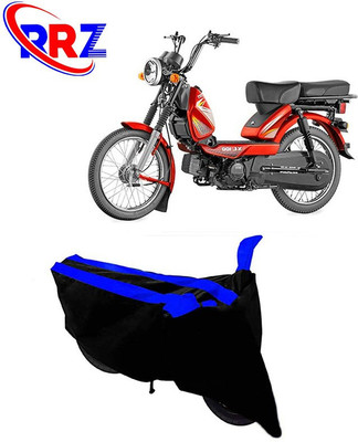 RRZ Waterproof Two Wheeler Cover for TVS(XL 100, Black, Blue)