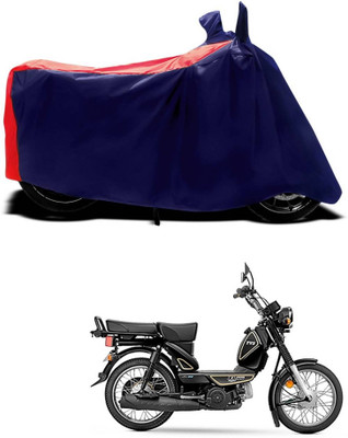 PAGORA Waterproof Two Wheeler Cover for TVS(XL 100 Heavy Duty BS6, Red)