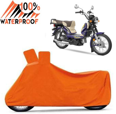 Autoinnovation Waterproof Two Wheeler Cover for TVS(XL 100, Orange)