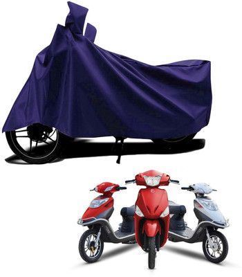 KEDIT Two Wheeler Cover for Hero(Electric Flash BS6, Blue)