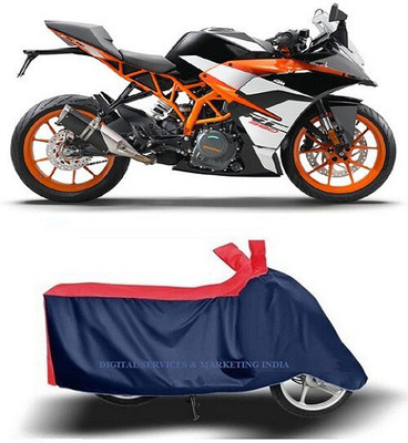 DeepShakshi AUTOMOTIVE Waterproof Two Wheeler Cover for KTM(RC 390, Blue)