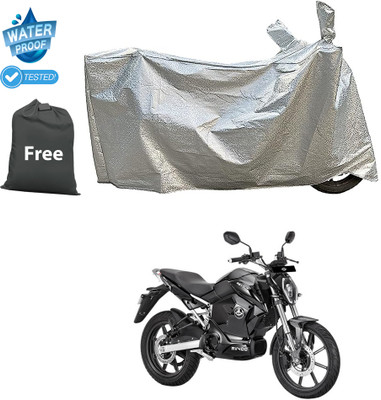 CODOKI Waterproof Two Wheeler Cover for Revolt(RV 300, Silver)