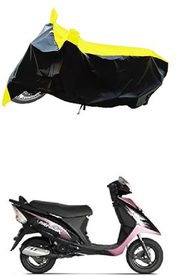VESMEI Two Wheeler Cover for TVS(Scooty Streak, Yellow)