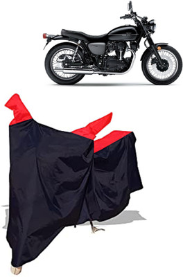 Amexride Two Wheeler Cover for Kawasaki(W800 BS6, Black)