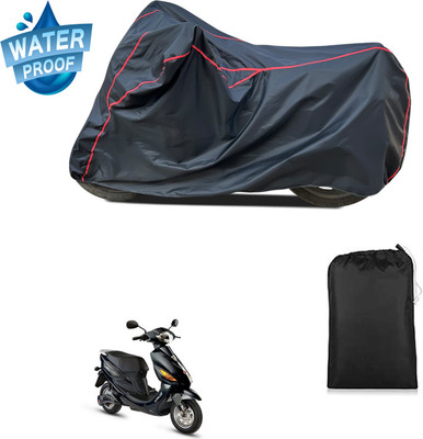 CODOKI Waterproof Two Wheeler Cover for Hero(Electric Cruz BS6, Black)