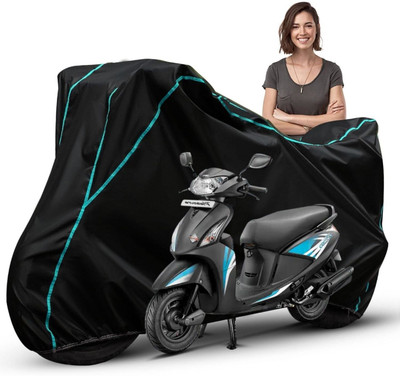 Car Styling Waterproof Two Wheeler Cover for Hero(Pleasure, Black, Blue, Multicolor)