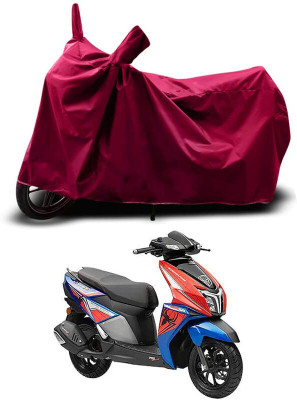 KEDIT Two Wheeler Cover for TVS(NTORQ, Maroon)