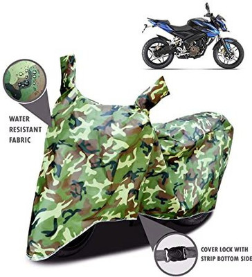 prathisthasetu Waterproof Two Wheeler Cover for Bajaj(Pulsar 200 NS DTS-i, Green)