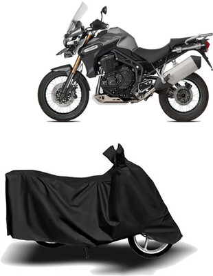 starmick Waterproof Two Wheeler Cover for Triumph(Tiger 800, Black)