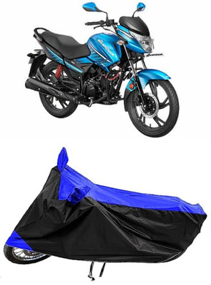 MMSSTAR Two Wheeler Cover for Hero(Glamour Programmed FI, Blue)
