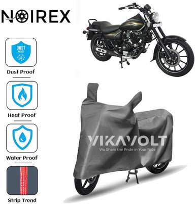 NOIREX Two Wheeler Cover for Bajaj(Avenger 220 Street, Grey)