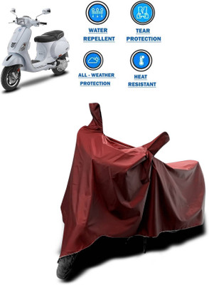 AASHTIK MART Two Wheeler Cover for Vespa(Vespa SXL, Maroon)