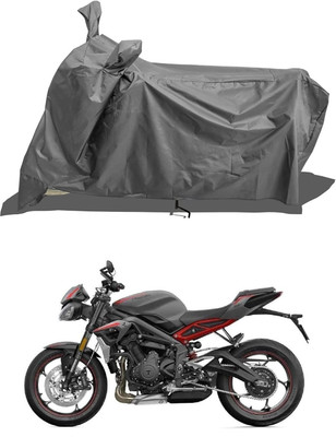 KANISHA ENTERPRISES Waterproof Two Wheeler Cover for Triumph(Street Triple RS BS6, Grey)