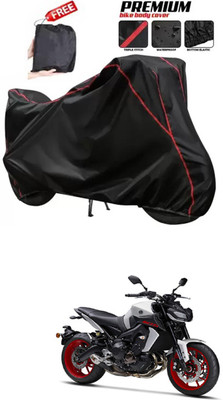 DeepShakshi AUTOMOTIVE Two Wheeler Cover for Yamaha(MT-09, Black)