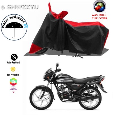smwzxyu Waterproof Two Wheeler Cover for Honda(CD 110 Dream, Red, Black)