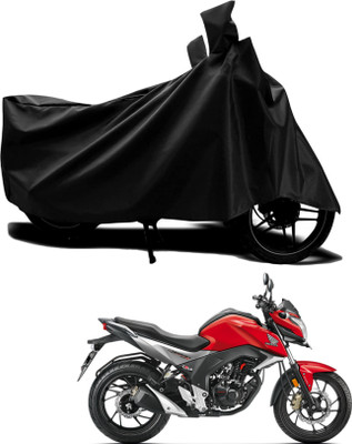 AASHTIK MART Two Wheeler Cover for Honda(CB Hornet 160, Black)