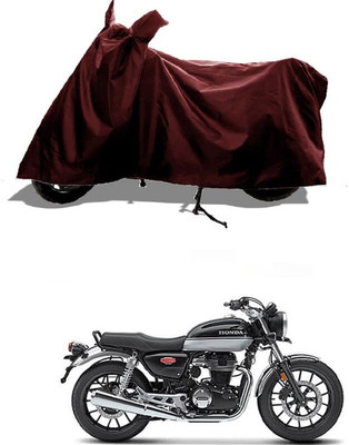AASHTIK MART Two Wheeler Cover for Honda(Hness CB350, Maroon)