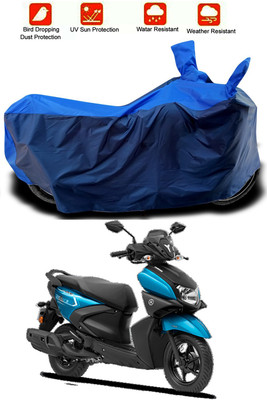 MMSSTAR Waterproof Two Wheeler Cover for Yamaha(Ray-ZR 125FI, Blue, Blue)