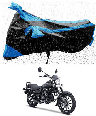 THE REAL ARV Two Wheeler Cover for Bajaj(Avenger Street 160, Blue, Black)