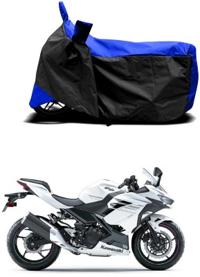 Romeiz Two Wheeler Cover for Kawasaki(Ninja 400, Blue)