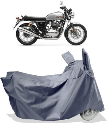 Amexride Two Wheeler Cover for Royal Enfield(Interceptor 650, Grey)