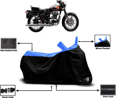 Amexride Two Wheeler Cover for Royal Enfield(Bullet 350 Twinspark, Multicolor)