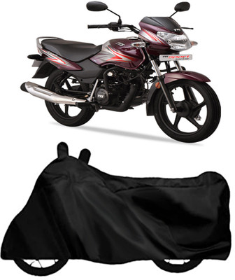Autoinnovation Waterproof Two Wheeler Cover for TVS(Sport, Black)
