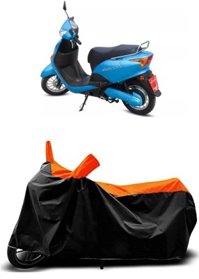 VESMEI Two Wheeler Cover for Hero(Electric Optima DX BS6, Orange)