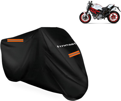 Horseyaart Waterproof Two Wheeler Cover for Ducati(Monster 796 S2R, Black)