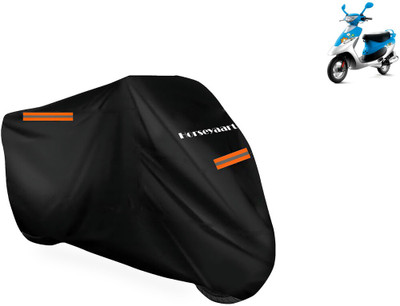 Horseyaart Waterproof Two Wheeler Cover for TVS(Scooty Pep Plus BS6, Black)