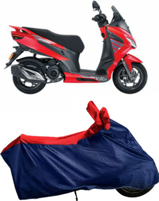 Autofly Waterproof Two Wheeler Cover for Aprilia(SXR 160, Blue, Red)