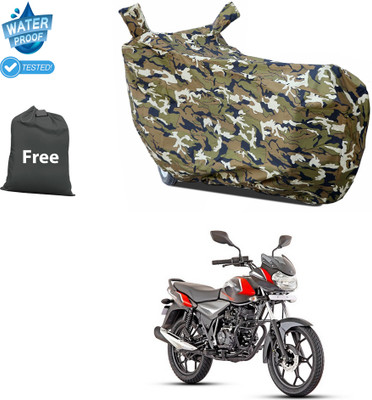 PAGORA Waterproof Two Wheeler Cover for Bajaj(Discover 110, Yellow)