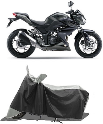 GROFATIK Two Wheeler Cover for Kawasaki(Z400 BS6, Grey)