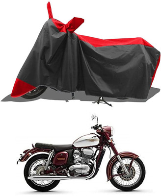 DeepShakshi AUTOMOTIVE Waterproof Two Wheeler Cover for JAWA(Classic 350, Red, Black)