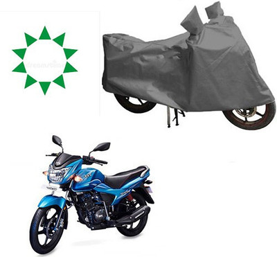 DeepShakshi AUTOMOTIVE Waterproof Two Wheeler Cover for TVS(Victor New, Grey)