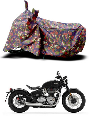 Mdstar Waterproof Two Wheeler Cover for Triumph(Bonneville Bobber, Multicolor)