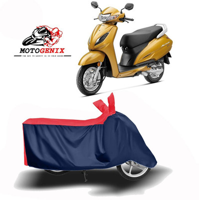 MOTOGENIX Two Wheeler Cover for Honda(Activa 6G, Red, Blue)