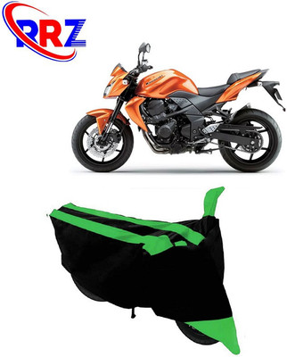 RRZ Waterproof Two Wheeler Cover for Kawasaki(Z750, Black, Green)