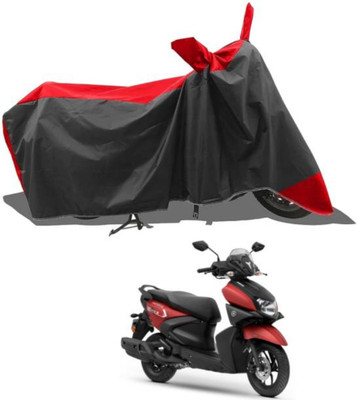 LIFE TO HUB Two Wheeler Cover for Hero, Honda, Bajaj, Ather, TVS, Yamaha(Dream Neo, Black, Red)