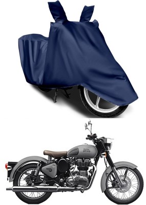 Ascension Two Wheeler Cover for Royal Enfield(Classic Gunmetal, Blue)