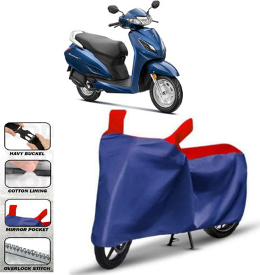 WMIZEXA Two Wheeler Cover for Universal For Bike(Activa 6G, Red)
