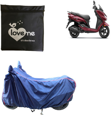 Love Me Waterproof Two Wheeler Cover for Suzuki(Burgman Street 125, Blue)