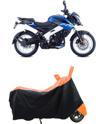 Coxtor Waterproof Two Wheeler Cover for Bajaj(Pulsar 200 NS DTS-i, Orange)