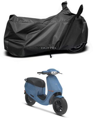 Duffel Two Wheeler Cover for Ola(Electric, Black)