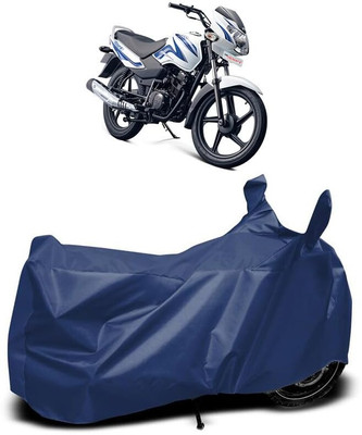 AASHTIK MART Two Wheeler Cover for TVS(Sport KS, Blue)
