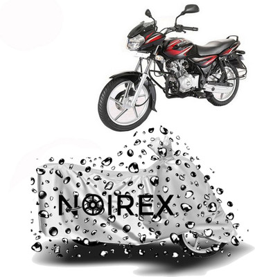 NOIREX Two Wheeler Cover for Bajaj(Discover 100 DTS-i, Silver)