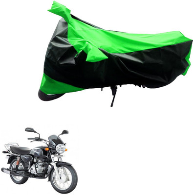 Mdstar Waterproof Two Wheeler Cover for Bajaj(CT100, Black, Green)