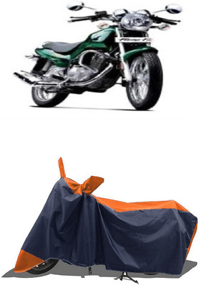 SUGASHRI Waterproof Two Wheeler Cover for TVS(Fiero FX, Orange, Blue)