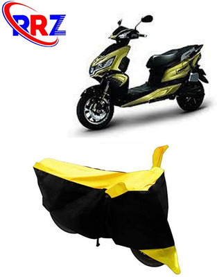 RRZ Waterproof Two Wheeler Cover for Okinawa(i-Praise, Black, Yellow)