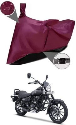 KEDIT Two Wheeler Cover for Bajaj(Avenger Street 160, Maroon)